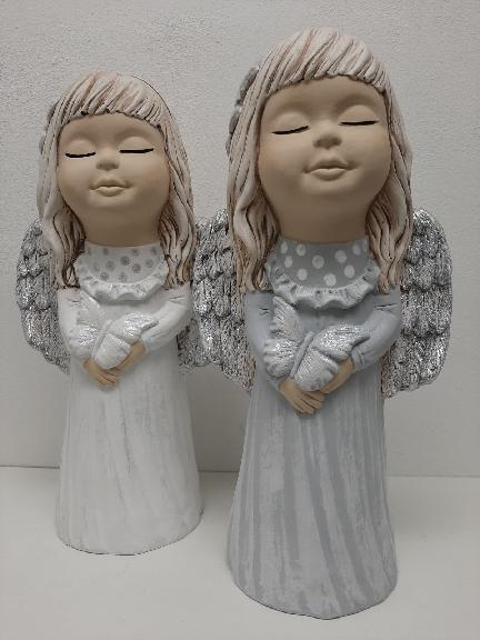Anděl L Emilka motýl 35cm