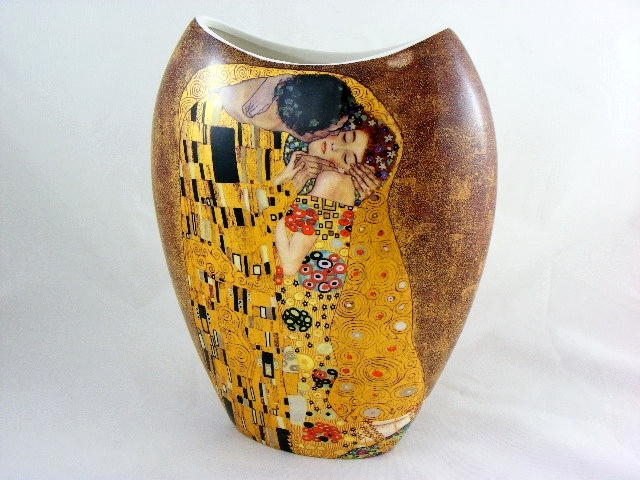 Váza 20 cm, G.Klimt, polibek W3A15-24634