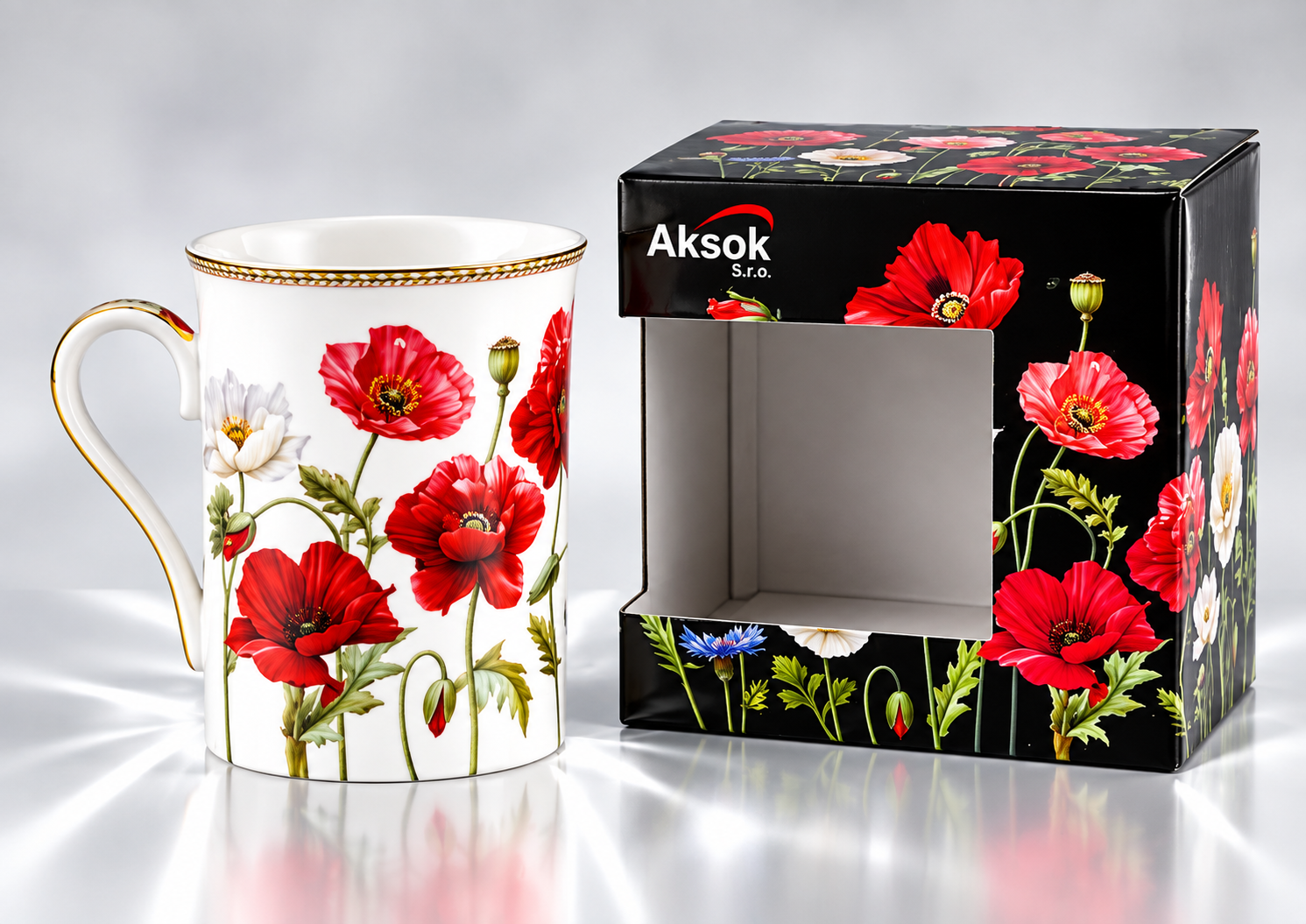 Vlčí mák hrnek 300ml POPPY0021