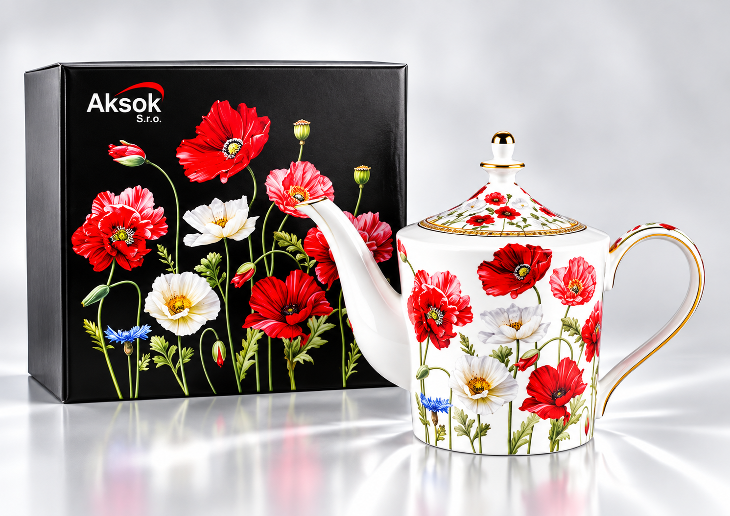 Vlčí mák konvice 1L POPPY0041