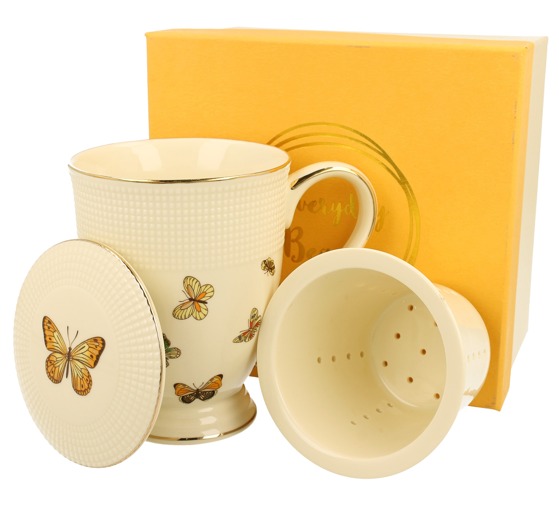 Hrnek na bylinky-porcelánové sítko