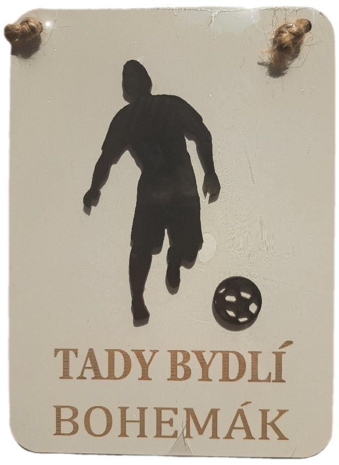 Dřevěná cedule  - Bohemák