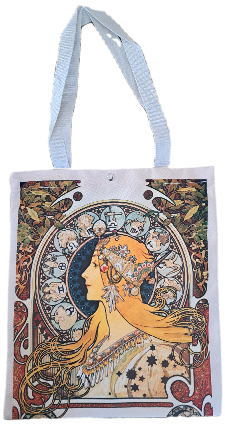 Taška A. Mucha látková 40x33cm