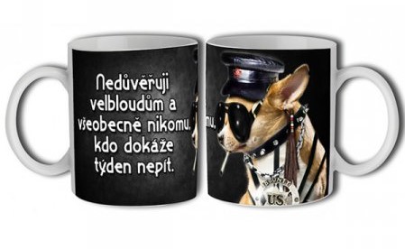 Hrnek Nedůvěřuji velbloudům ....