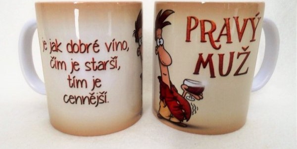 Hrnek Pravý muž