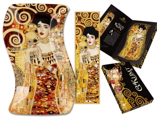 Skleněný tácek 15 cm x 23 cm G.Klimt, Adela Bloch 198-8105